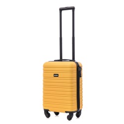 BlockTravel handbagage reiskoffer XS met wielen afneembaar 29 liter - inbouw TSA slot - lichtgewicht - geel BlockTravel handbagage reiskoffer XS met wielen afneembaar 29 liter - inbouw TSA slot - lichtgewicht - geel