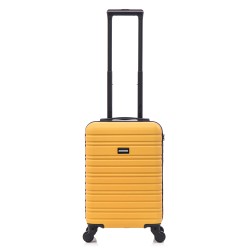 BlockTravel handbagage reiskoffer XS met wielen afneembaar 29 liter - inbouw TSA slot - lichtgewicht - geel BlockTravel handbagage reiskoffer XS met wielen afneembaar 29 liter - inbouw TSA slot - lichtgewicht - geel
