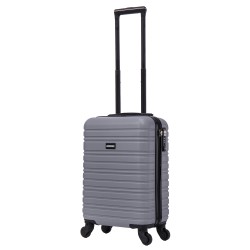 BlockTravel handbagage reiskoffer XS met wielen afneembaar 29 liter - inbouw TSA slot - lichtgewicht - grijs BlockTravel handbagage reiskoffer XS met wielen afneembaar 29 liter - inbouw TSA slot - lichtgewicht - grijs