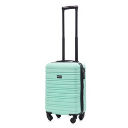 BlockTravel handbagage reiskoffer XS met wielen afneembaar 29 liter - inbouw TSA slot - lichtgewicht - mint groen BlockTravel handbagage reiskoffer XS met wielen afneembaar 29 liter - inbouw TSA slot - lichtgewicht - mint groen