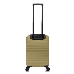 BlockTravel handbagage reiskoffer XS met wielen afneembaar 29 liter - inbouw TSA slot - lichtgewicht - olijf groen BlockTravel handbagage reiskoffer XS met wielen afneembaar 29 liter - inbouw TSA slot - lichtgewicht - olijf groen