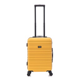 BlockTravel handbagage reiskoffer S met wielen afneembaar 39 liter - inbouw TSA slot - lichtgewicht - geel BlockTravel handbagage reiskoffer S met wielen afneembaar 39 liter - inbouw TSA slot - lichtgewicht - geel