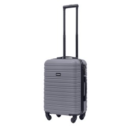 BlockTravel handbagage reiskoffer S met wielen afneembaar 39 liter - inbouw TSA slot - lichtgewicht - grijs BlockTravel handbagage reiskoffer S met wielen afneembaar 39 liter - inbouw TSA slot - lichtgewicht - grijs