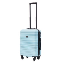 BlockTravel handbagage reiskoffer S met wielen afneembaar 39 liter - inbouw TSA slot - lichtgewicht - licht blauw BlockTravel handbagage reiskoffer S met wielen afneembaar 39 liter - inbouw TSA slot - lichtgewicht - licht blauw