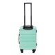 BlockTravel handbagage reiskoffer S met wielen afneembaar 39 liter - inbouw TSA slot - lichtgewicht - mint groen