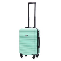 BlockTravel handbagage reiskoffer S met wielen afneembaar 39 liter - inbouw TSA slot - lichtgewicht - mint groen BlockTravel handbagage reiskoffer S met wielen afneembaar 39 liter - inbouw TSA slot - lichtgewicht - mint groen
