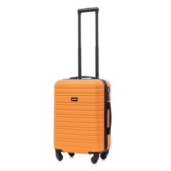 BlockTravel handbagage reiskoffer S met wielen afneembaar 39 liter - inbouw TSA slot - lichtgewicht - oranje BlockTravel handbagage reiskoffer S met wielen afneembaar 39 liter - inbouw TSA slot - lichtgewicht - oranje
