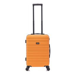 BlockTravel handbagage reiskoffer S met wielen afneembaar 39 liter - inbouw TSA slot - lichtgewicht - oranje BlockTravel handbagage reiskoffer S met wielen afneembaar 39 liter - inbouw TSA slot - lichtgewicht - oranje