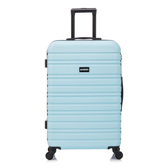 BlockTravel reiskoffer M met wielen afneembaar 74 liter - inbouw TSA slot - lichtgewicht - licht blauw