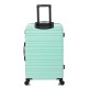 BlockTravel reiskoffer M met wielen afneembaar 74 liter - inbouw TSA slot - lichtgewicht - mint groen