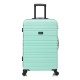 BlockTravel reiskoffer M met wielen afneembaar 74 liter - inbouw TSA slot - lichtgewicht - mint groen