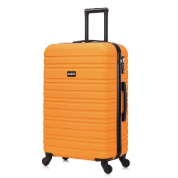BlockTravel reiskoffer M met wielen afneembaar 74 liter - inbouw TSA slot - lichtgewicht - oranje BlockTravel reiskoffer M met wielen afneembaar 74 liter - inbouw TSA slot - lichtgewicht - oranje
