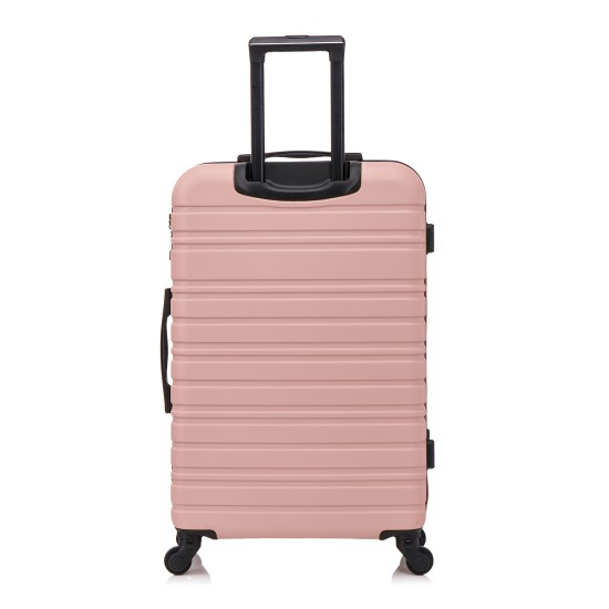 BlockTravel reiskoffer M met wielen afneembaar 74 liter - inbouw TSA slot - lichtgewicht - rose goud