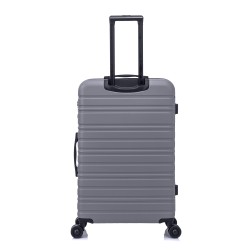 BlockTravel reiskoffer L met dubbele wielen 95 liter - inbouw TSA slot - lichtgewicht - grijs BlockTravel reiskoffer L met dubbele wielen 95 liter - inbouw TSA slot - lichtgewicht - grijs