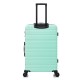 BlockTravel reiskoffer L met dubbele wielen 95 liter - inbouw TSA slot - lichtgewicht - mint groen