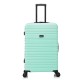 BlockTravel reiskoffer L met dubbele wielen 95 liter - inbouw TSA slot - lichtgewicht - mint groen