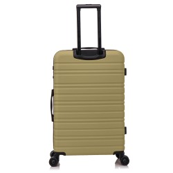 BlockTravel reiskoffer L met dubbele wielen 95 liter - inbouw TSA slot - lichtgewicht - olijf groen BlockTravel reiskoffer L met dubbele wielen 95 liter - inbouw TSA slot - lichtgewicht - olijf groen