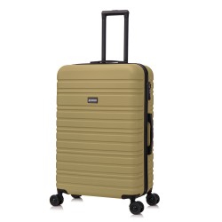 BlockTravel reiskoffer L met dubbele wielen 95 liter - inbouw TSA slot - lichtgewicht - olijf groen BlockTravel reiskoffer L met dubbele wielen 95 liter - inbouw TSA slot - lichtgewicht - olijf groen
