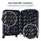 BlockTravel handbagage reiskoffer XS met wielen afneembaar 29 liter - inbouw TSA slot - lichtgewicht - grijs