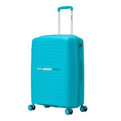 BlockTravel Palma - PP - reiskoffer met wielen - L - 98 tot 108 liter - vergrootbaar - met inbouw TSA cijferslot – blauw BlockTravel Palma - PP - reiskoffer met wielen - L - 98 tot 108 liter - vergrootbaar - met inbouw TSA cijferslot – blauw