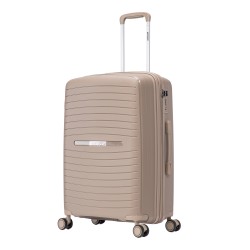 BlockTravel Palma PP 3 delige kofferset met wielen S M L vergrootbaar met inbouw TSA cijferslot – champagne BlockTravel Palma PP 3 delige kofferset met wielen S M L vergrootbaar met inbouw TSA cijferslot – champagne