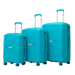 BlockTravel Palma PP 3 delige kofferset met wielen S M L vergrootbaar met inbouw TSA cijferslot – blauw BlockTravel Palma PP 3 delige kofferset met wielen S M L vergrootbaar met inbouw TSA cijferslot – blauw